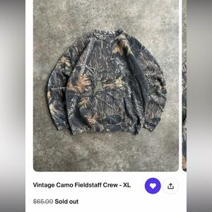Camo Crewneck Sweatshirt